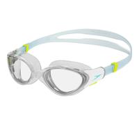 Speedo Women's Biofuse 2.0 Swimming Goggles | Female Design | Patented Adjust Mechanism | Anti-Fog | Anti-Leak | Comfort Fit, Clear/White/Marine Blue/Clear, One Size
