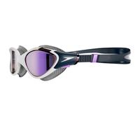 Speedo Women's Biofuse 2.0 Swimming Goggles | Female Design | Patented Adjust Mechanism | Anti-Fog | Anti-Leak | Comfort Fit, White/True Navy/Sweet Purple/Flash Purple, One Size