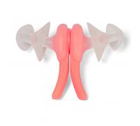 Speedo - Biofuse Earplug - Bouchons d’oreille - One Size - clear / fluro tangerine
