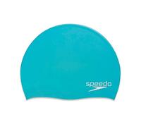 Speedo Bonnet de Bain Unisexe en Silicone élastomère, Bleu Sarcelle