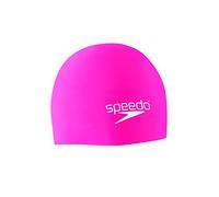 Speedo Bonnet de Bain Unisexe en Silicone élastomère, Rose, Taille Unique UK