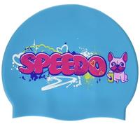 Speedo Bonnet de Bain Unisexe en Silicone pour Adulte