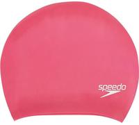 Speedo Bonnet de bain unisexe en silicone pour cheveux longs, pour adultes RD806 (taille unique) (Rose)