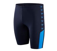 Speedo Boom Logo Splice Jammers de Natation Homme, Bleu Marine/Bleu, XXL
