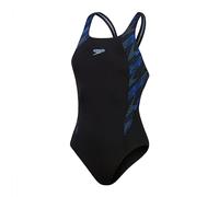 Speedo Boom Logo Splice Muscleback One Piece Swimsuit Femme | Maillot de bain