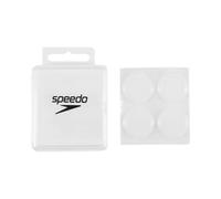 Speedo Bouchons d'oreille unisexe en silicone pour entraînement de natation, blanc