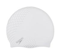 Speedo Bubble Active + Cap Bonnet de Bain Mixte Adulte, Blanc, Taille Unique
