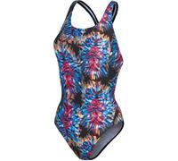 Speedo Club Training Allover Digital Proback Swimsuit Womens Noir/Rose 30 (XS) Female