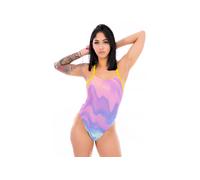 Speedo Club Training Allover Digital W Rose 34