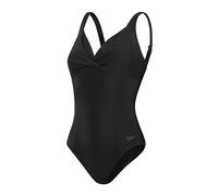 Speedo Femme 1 Pièce Effet Galbant Cross Knot | Vêtement Sculptant pour La Plage Et Les Vacances Maillot De Bain, Noir, 36 EU