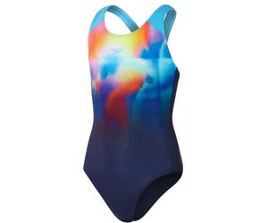 Speedo digi placement splashback girls true navy 116 cm