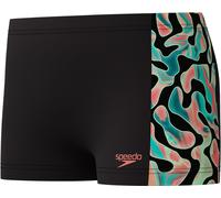 Speedo digital allover panel aquashort black / green / red 176cm