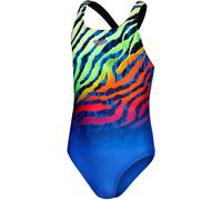 Speedo Digital Placement 1 Piece Swimsuit Juniors Bleu/Vert 5-6 ans Female
