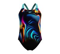 Speedo Digital Placement Splashback Junior Swimsuit - 11-12 Years - Arctic Glass
