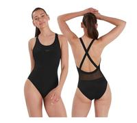 Speedo Eco Endurance+ Power Cross Back Maillot de Bain Femme, Noir, 30