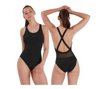 Speedo Maillot de bain Eco Endurance+ Power Cross Back Femme Noir 34