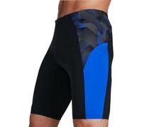 Speedo Eco Endurance+ Splice II Jammers de Natation Homme, Noir/Blue Flame/USA Charcoal, 3XS