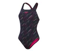 Speedo - Women's Hyperboom Allover Medalist - Maillot de bain - 40 - true navy / electric pink / usa charcoal