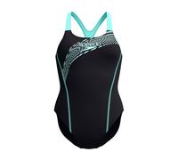 Speedo - Eco Medley Logo Medalist 1p - Noir - Taille 38 - Maillot de Bain 1 pièce