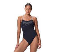 Speedo - End+ Logo Thin Strap 1P - Maillot de bain natation femme Black / White - 44