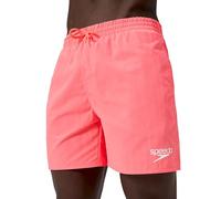 Speedo Essential 16" Short de Bain pour Homme, Neon Coral, S