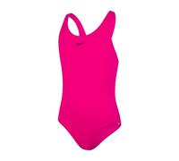 Speedo Essential Endurance Maillot de Bain Fille pour Natation, Couleur Bleu Rose Vivant, Taille 15,16 Ans