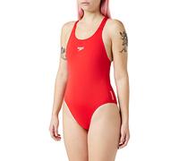 Speedo Essential Endurance+ Medalist Maillot de Bain Femme Rouge FR : S (Taille Fabricant : 28)