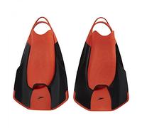 Speedo Fastskin Kickfin Palmes Mixte Adulte, Noir/Siren Rouge, 11-12