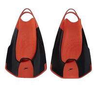 Speedo Fastskin Kickfin Palmes Mixte Adulte, Noir/Siren Rouge, 5-6