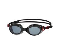 Speedo Futura Classic Lunettes de Natation pour Piscine Antichlore, Couleur Rouge/Gris