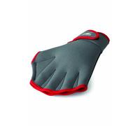 Speedo Gants Aquatiques Unisexes pour Adulte - Gris Anthracite/Rouge - Taille S