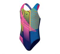 Speedo - Girl's Eco+ Digital Placement Splashback - Maillot de bain Navy / Pink - 16 ans