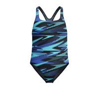 Speedo Hyperboom Allover Medalist Swimsuit Bleu 5-6 Years Fille