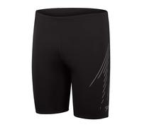 Speedo Hyper Boom Placement II Jammer, Black/USA Charcoal, 34 Homme