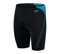 Speedo Hyper Boom Splice II Jammers de Natation Homme, Noir/Bolt, S