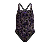 Speedo HyperBoom Allover Medalist Maillot de Bain pour Fille, Bright Peach, 5-6 années