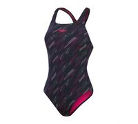 Speedo - Women's Hyperboom Allover Medalist - Maillot de bain - 36 - true navy / electric pink / usa charcoal