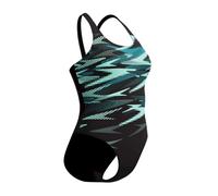 Speedo - HyperBoom Placement Muscleback - Maillot de bain natation femme Black / Dark Teal - FR 46