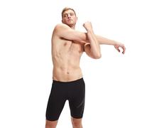 Speedo Hyperboom Short de Bain pour Homme Résistant au Chlore, Noir/Gris Anthracite USA, 52