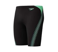 Speedo Hyperboom Splice Brouilleur de Natation pour Homme, Black-Alfalfa Green, 28