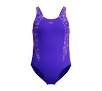 Speedo HyperBoom Splice Muscleback Maillot de Bain pour Fille, Indigo Glow, 5-6 années