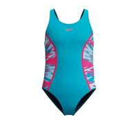 Speedo Hyperboom Splice Muscleback One Piece Maillot de Bain pour Fille, Mayan Bleu, 4