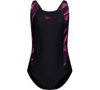 Speedo Hyperboom Splice Muscleback Swimsuit Junior Girls Violet 7-8 (S) Female