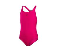 Speedo Junior Girl's ECO Endurance+ Medalist Swimsuit | Chlorine Resistance | Recycled Fabric | Comfort Fit | Swimming Lessons | Swim Holiday, Electric Pink, 15-16 Years