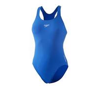 Speedo Junior Girl's ECO Endurance+ Medalist Swimsuit | Chlorine Resistance | Recycled Fabric | Comfort Fit | Swimming Lessons | Swim Holiday, Bondi Blue, 13-14 Years