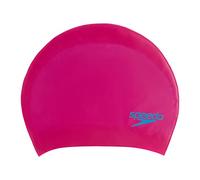 Bonnet de bain junior speedo pour cheveux longs rose bleu