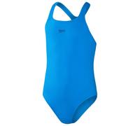 Speedo Junior Girl's ECO Endurance+ Medalist Swimsuit | Chlorine Resistance | Recycled Fabric | Comfort Fit | Swimming Lessons | Swim Holiday, Bondi Blue, 7-8 Years
