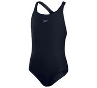 Speedo Junior Girl's ECO Endurance+ Medalist Swimsuit | Chlorine Resistance | Recycled Fabric | Comfort Fit | Swimming Lessons | Swim Holiday, True Navy, 9-10 Years