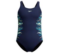 Speedo - Kid's Placmement Muscleback - Maillot de bain - 164 - peacoat / pale clover