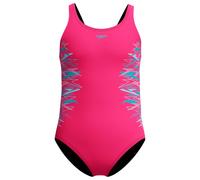 Speedo - Kid's Placmement Muscleback - Maillot de bain - 176 - margarita pink / mayan blue